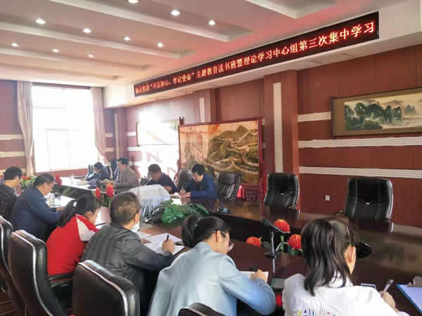 隴運(yùn)集團(tuán)公司召開“不忘初心、牢記使命”主題教育讀書班暨理論學(xué)習(xí)中心組第三次、第四次集中學(xué)習(xí)會(huì)議